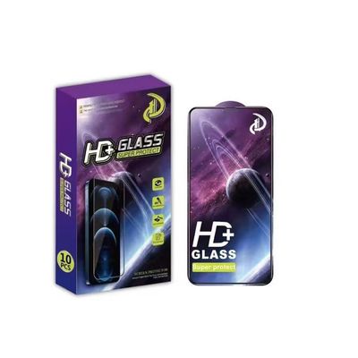 Tempered glass 9D for iPhone 16 Pro Max black frame 10in1