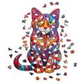 Drevené puzzle Kruzzel 22878 Mačka