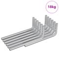 vidaXL Šesťhranný kľúč 2118 ks Strieborná 22 x 66 mm Oceľ