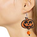 Náušnice tekvice Halloween