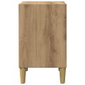 vidaXL Nočné skrinky 2 ks Dub Artisan 40x30x50 cm Konštrukčné drevo