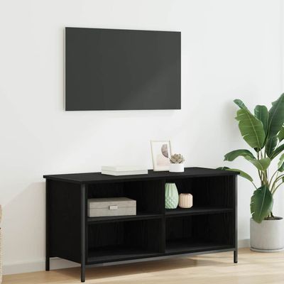 vidaXL TV skrinka Čierny dub 100 x 40 x 50 cm Kompozitné drevo