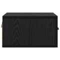 vidaXL Nočný stolík Čierny dub 35 x 35 x 20 cm Kompozitné drevo