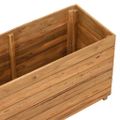 vidaXL Vyvýšený záhon 100x40x55 cm, recyklované tíkové drevo a oceľ