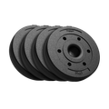 Sada bitumenových závaží 4x5 kg, 51 mm, REBEL ACTIVE RBA-2138