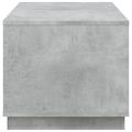 vidaXL Konferenčný stolík betónový sivý 102x50x44 cm spracované drevo