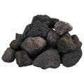 vidaXL Sopečné kamene 25 kg čierne 5-8 cm