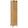 vidaXL Highboard Remeselný dub 34,5 x 34 x 180 cm Kompozitné drevo