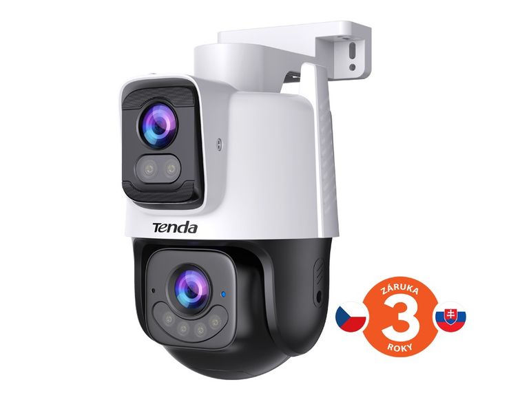 Tenda RH9-WCA - Vonkajšia otočná Dual Lens IP65 Wi-Fi 6 MPx kamera, nočná LED, audio, detekcia, CZ app