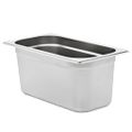 vidaXL Gastronádoby 4 ks, GN 1/3, 150 mm, nehrdzavejúca oceľ