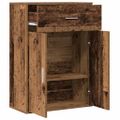 vidaXL Servírovacia skriňa Staré drevo 60 x 30 x 84 cm