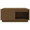 vidaXL Konferenčný stolík medovo-hnedý 80x81x36,5 cm borovicový masív