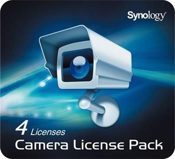 Synology Camera License Pack x 4 Licence, Camera License Pack x 4
