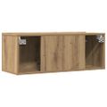 vidaXL TV skrinky nástenné 2 ks dub artisan 80x30x30 cm