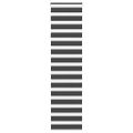 vidaXL Zebra roleta čierna 50x230 cm šírka látky 45,9 cm polyester