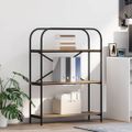 vidaXL Regál na knihy 3 úrovní 80 x 30 x 109 cm Kompozitné drevo