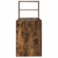 vidaXL Stôl Dymová dub Kompozitné drevo 113 x 54 x 120 cm