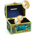 Drevená pokladnička Dinosaurus