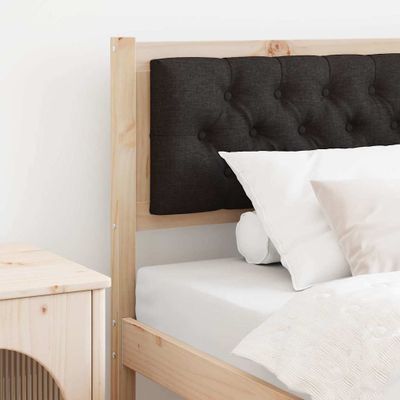 vidaXL Zadné čelo Iný Hnedá a čierna 90 cm Borovicový masív