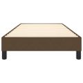 vidaXL Posteľný rám s boxspringom tmavohnedá 90x190 cm látka