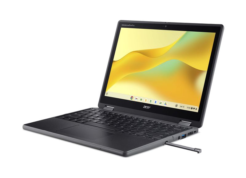 Acer Chromebook Spin 512/R857TN-TCO-C4LZ/N150/12,2''/WUXGA/T/8GB/128GB eMMC/UHD/Chrome EDU/Black/2R