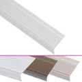 vidaXL Schodové lišty v tvare L 5 ks hliník 90 cm strieborné