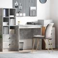 vidaXL Stôl Betónová šedá 80 x 50 x 76 cm