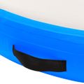 vidaXL Nafukovací gymnastický matrac s pumpou 100x100x10 cm PVC modrý