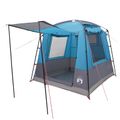 vidaXL Párty stan 4-miestny Modrá 185T Polyester s PU náterom