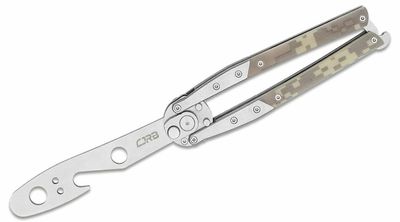 CJRB J1908-CG Kinetic-flip multifunkčný nôž 9,9 cm, Stonewash, kamufláž, oceľ + G10