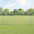 vidaXL Zváraný drôtový plot s hrotmi 10 x 0,8 m Pozinkovaná oceľ