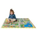 Hracia podložka Puzzle Mesto 1.2 x 1.2 m
