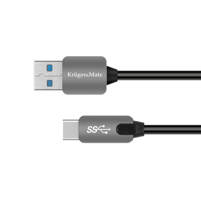 Kábel KRUGER & MATZ KM0348 5G, USB - USB-C 1m