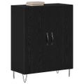 vidaXL Servírovacia skriňa Čierny dub 69,5 x 34 x 90 cm