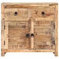 vidaXL Komoda 70x30x68 cm masívne mangovníkové drevo