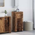 vidaXL Set kabinetov do kúpeľne TULUM Staré drevo 37 x 31,5 x 82 cm