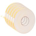 vidaXL Samolepiaca penová páska 5 ks Biela 15mm x 10m CR Pena