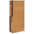 vidaXL Highboard Staré drevo 80 x 42,5 x 185 cm Kompozitné drevo