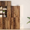 vidaXL Highboard Staré drevo 70 x 42,5 x 185 cm