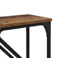 vidaXL Konzolový stôl 2 ks Staré drevo 100 x 28 x 75 cm