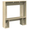 vidaXL Obloženie krbu dub sonoma 81x18x82 cm kompozitné drevo