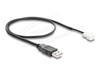 Delock - Napájací kábel ventilátora - USB (M) na 3-pinový konektor ventilátora (M) - 5 V - 50 cm
