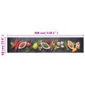 vidaXL Kuchynský koberec umývateľný koreniny 60x300 cm zamat