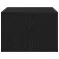 vidaXL Konferenčný stolík Čierny dub 50 x 50 x 35 cm Kompozitné drevo