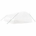 vidaXL Fóliovník s oceľovým rámom biely 60 m² 10x6x2,85 m
