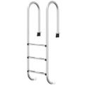 vidaXL Bazénový rebrík 54x38x158 cm 304 nehrdzavejúca oceľ