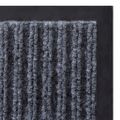 vidaXL PVC Rohožky pred dvere 2 ks sivé 90x60 cm