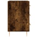 vidaXL Nočný stolík dymový dub 40x40x66 cm kompozitné drevo