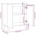 vidaXL Komoda hnedý dub 60x35x70 cm spracované drevo