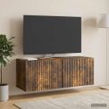 vidaXL Nástenná TV skrinka 78,5 x 31 x 30 cm Dymový dub